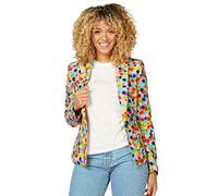 OppoSuits Damen-Blazer - Konfetteroni-Anzugsjacke - Mehrfarbig - Konfetti-Party-Kleidung