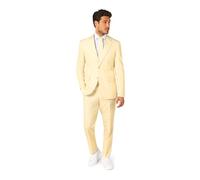 OppoSuits Einfarbige Partyanzüge - Bunte Outfits für Abschlussball, Hochzeiten, Junggesellenabschiede - kommt mit Blazer, Hose und Krawatte, Pastellfarben, 48