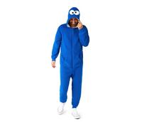 Sesamstraße Krümelmonster - Cookie Monster Jumpsuit blau in S
