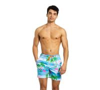 OppoSuits Flamingo Badeshorts für Männer - Sommer Strand und Pool Shorts - Loose Fit - Inklusive Kordelzug & Reißverschlüsse- Multicolor