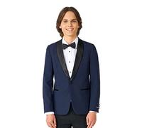 OppoSuits Formelles Outfit für Teens- Premium Tuxedo Anzug - Tailliertes Outfit - Blau und Schwarz - Inklusive Blazer, Hose und Fliege