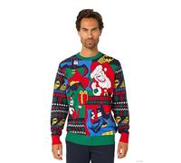 OppoSuits Herren Batman Weihnachtspullover - Offiziell lizenzierter DC Comics Festtags-Pullover