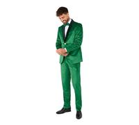 OppoSuits Herren Smoking - Chique Samt Smoking - Slim Fit - inklusive Blazer, Hose und Fliege - Grün