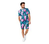 OppoSuits Herren Sommer Hawaii Grande Anzug - Sommer Tropische Partys - Inklusive Blazer, Hose und Krawatte - Größe US 36