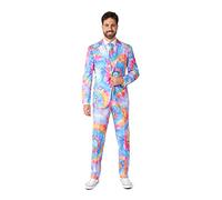OppoSuits Herrenanzug Mr. Tie Dye - Perfekt für Partys - Rainbow Pride - Inklusive Blazer, Hose und Krawatte