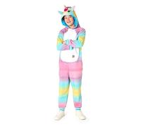 OppoSuits Kinder Einteiliger Pyjamas - Tier-Strampler - Einhorn Onesie - Weiß