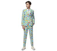 OppoSuits Lustige Verrückt Anzüge für Jungen 10 - 16 Jahre alt - Kommt mit Jacke, Hose und Krawatte Cool Cones 134/140 EU (10Y)