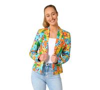 OppoSuits Pokémon Blazer für Frauen - Offizielle Pokémon Blazer Jacke - Stylische, hochwertige Jacke - Multicolor