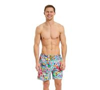 OppoSuits Spongebob™ Shorts für Männer - Offizielle Nickelodeon™ Strand Shorts - Lose Passform - Inklusive Kordelzug - Multicolor