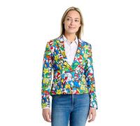 OppoSuits - Super Mario - Verrückter Party-Blazer mit lustigen Prints für Damen - Inklusive Slim-Fit-Jacke