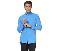 OppoSuits Täglich Tailliertes Hemd mit Knöpfen und langen Ärmeln für Männer