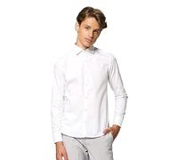 OppoSuits Teen Boys Hemd - Hemd mit Knöpfen - Tailliertes Outfit - Weiß