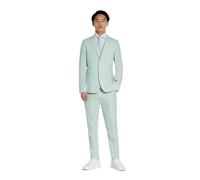 OppoSuits Teen Jungen Magie Mint solide Farbe Anzug - Prom und Hochzeit Party-Outfit - einschließlich Blazer, Hosen und Krawatte - Mintgrün