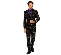 OppoSuits Weihnachtsanzüge für Herren - Besteht aus Sakko, Hose und Krawatte, Fancy Fireworks, 48 EU