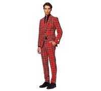 OppoSuits Weihnachtsanzüge für Herren - Besteht aus Sakko, Hose und Krawatte, The Lumberjack, 54 EU