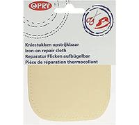 Opry 102466-007 Knie-Flicken zum Aufbügeln, 009 Weiss, Eine Grösse
