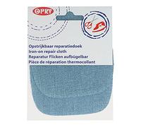 Opry 10272841 Knie-Flicken zum Aufbügeln, Hellblau, Eine Grösse