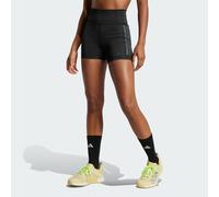 Optimé 3-Stripes 1/4 Short Leggings Black 2XS 10 CM