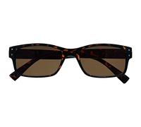 OPULIZE UV Reader Braune Schildpatt Sonnen-Leser Lesebrille UV400 Herren Frauen UVSR012 +2,50