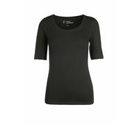 OPUS Damen Kurzarmshirt | SERTA Slim Shirt aus Jersey Black, 38