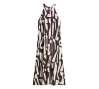 Opus - Bedrucktes Neckholderkleid - Wina dune beige/braun - Gr. - 34