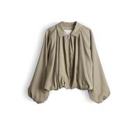 Opus Fashion Damenjacke Jabana – Blouson aus Lyocell, Loose Fit, Grün, Größe 40