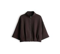 Opus - Kurze Sweatjacke - Galtos braun - Gr. - 38