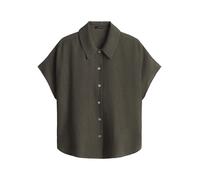 Opus Kurzarmbluse Damen khaki, 42
