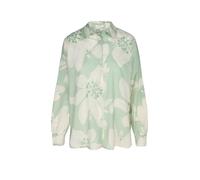 OPUS Damen Langarmbluse | Longbluse FUMINE BOHÈME Regular mit floralem Print Green Glow, 38