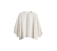 Opus - Bluse - Fylora beige/weiß - Gr. - 40