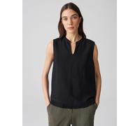 OPUS Damen Blusentop | Blusentop FARIBICA Regular mit filigraner Lochspitze Black, 34