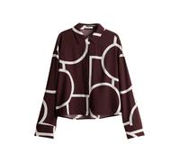 Opus - Bluse mit Grafik-Print - Fordoa atelier beige/rot - Gr. - 38