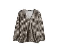 Opus - Bluse - Sannah iconic braun/schwarz - Gr. - 36