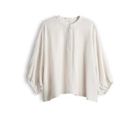 Opus - Bluse - Fylora beige/weiß - Gr. - 36