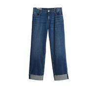 Opus - Boyfriend Jeans - Lani turn up blau, 34/L26
