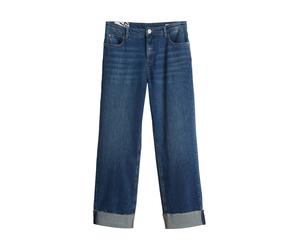 Opus - Boyfriend Jeans - Lani turn up blau - Gr. - L26