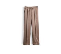 Opus - Wide Leg Pants aus Satin - Melane cosmic braun - Gr. - 42