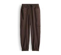 Opus Fashion Jogginghose ERSIMA MOVE Relaxed Crash-Struktur Affogato Braun Größe 40