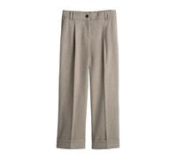 Opus - City Pants mit Fischgratmuster - Meeri herringbone braun - Gr. - 36