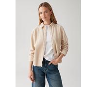 Opus Fashion Overshirt FRENKI aus Cord Beige Damen Gr. 44