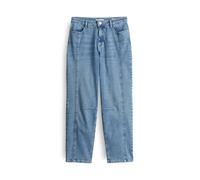 OPUS Damen Barrel | Barrel Jeans LOLAH Casual Mid Rise aus Spanish Cotton Mix Light real Blue, 38 L28