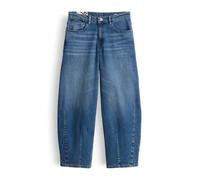 OPUS Damen Barrel | Lissie Bold Barrel Jeans aus Dry Indigo® Mid Rise mid sea Blue, 34 L28
