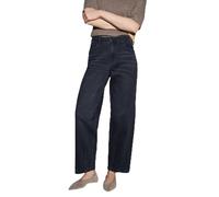 OPUS Damen Barrel | LOLAH Edgy Barrel Jeans aus BCI Cotton Mix Mid Rise Dark Cosmic Grey, 40 L28