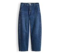 OPUS Damen Barrel | LOLAH Flow Barrel Jeans aus BCI Cotton Mix Mid Rise mid Flowy Blue, 42 L28