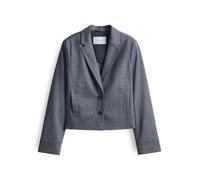 OPUS Damen Blazer | Kurzblazer Jamira Boxy Fit aus komfortablem Coal Blue, 36