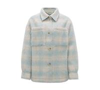 OPUS Damen Blazer | Overshirt JELMA Oversize mit Flauschiger Textur Glacier Blue, S