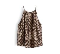 OPUS Damen Blusentop | Neckholder Top aus ECOVERO™ Viskose Regular Fit Affogato, 44