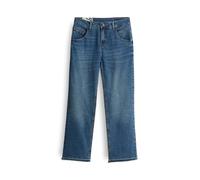 OPUS Damen Boyfriend | Boyfriend Jeans LANI Twist Mid Rise aus BCI Cotton Mix Daily Blue, 36 L26
