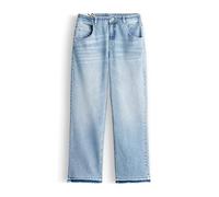 OPUS Damen Boyfriend | Boyfriend Jeans LANI Twist Mid Rise aus BCI Cotton Mix Light air Blue, 42 L26