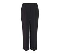 OPUS Damen City Pants | Bundfaltenhose MALLON Relaxed mit Komfortbund Black, 44